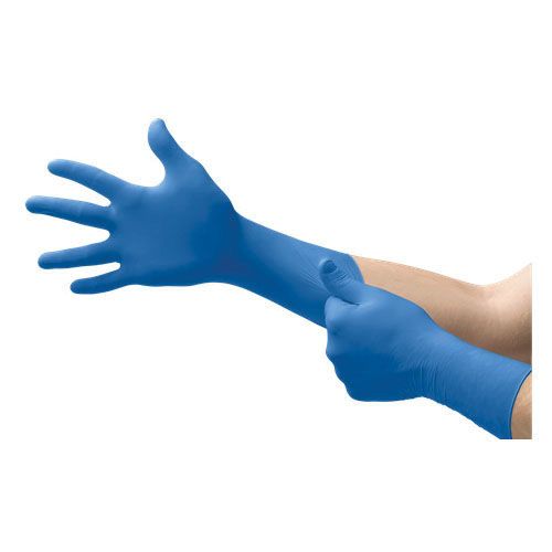 Microflex® SafeGrip® SG375-L General Purpose Disposable Exam Gloves, Large, Natural Rubber Latex, Textured Blue