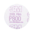 3M™ 00910 260L Series Abrasive Disc, 3 in Dia, P800 Grit, Hook and Loop, White