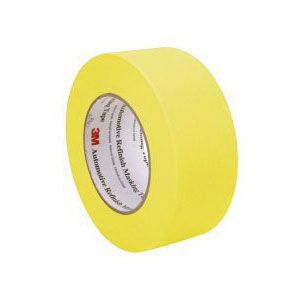 3M™ 06654 388N Automotive Refinishing Masking Tape, 55 m x 36 mm, 6.3 mil THK, Yellow, 388N