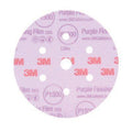 3M™ 30366 260L Series Abrasive Disc, 3 in Dia, P2000 Grit, Hook and Loop, Purple