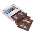 3M™ 34341 270J Series Abrasive Hand Sheet, 5-1/2 in W x 6.8 in L, P1000 Grit, Fine Grade, Brown, Wet/Dry