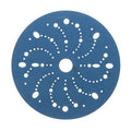 3M™ 36180 321U Series Multi-Hole Abrasive Disc, 6 in Dia, 320 Grit, Hook and Loop, Blue