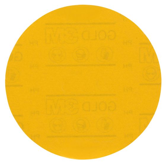 3M Hookit Gold Abrasive Disc 09217, 400, 3 in (75 mm), No Hole, 50 pcs/BX, 4 BX/