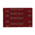 Scotch-Brite™ 64926 Non-Woven Hand Pad, 6 in W x 9 in L, A Very Fine Grade, Maroon