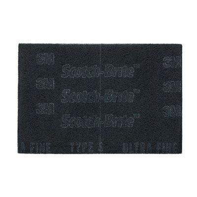 Scotch-Brite™ 64935 Non-Woven Hand Pad, 6 in W x 9 in L, S Ultra Fine Grade, Gray